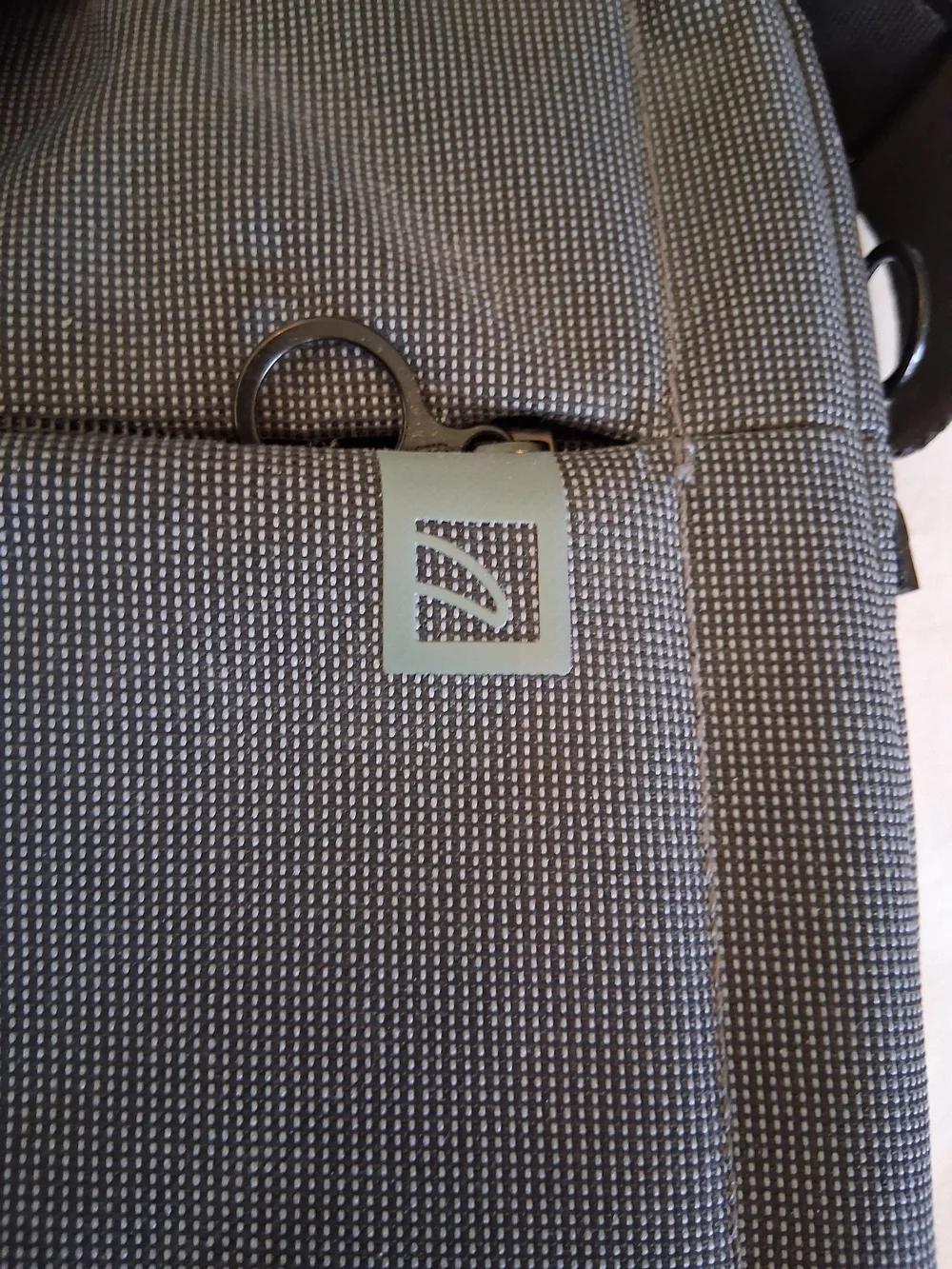 Tucano Milano Italy Dark Grey Laptop Bag W/Adjustable Shoulder Strap
